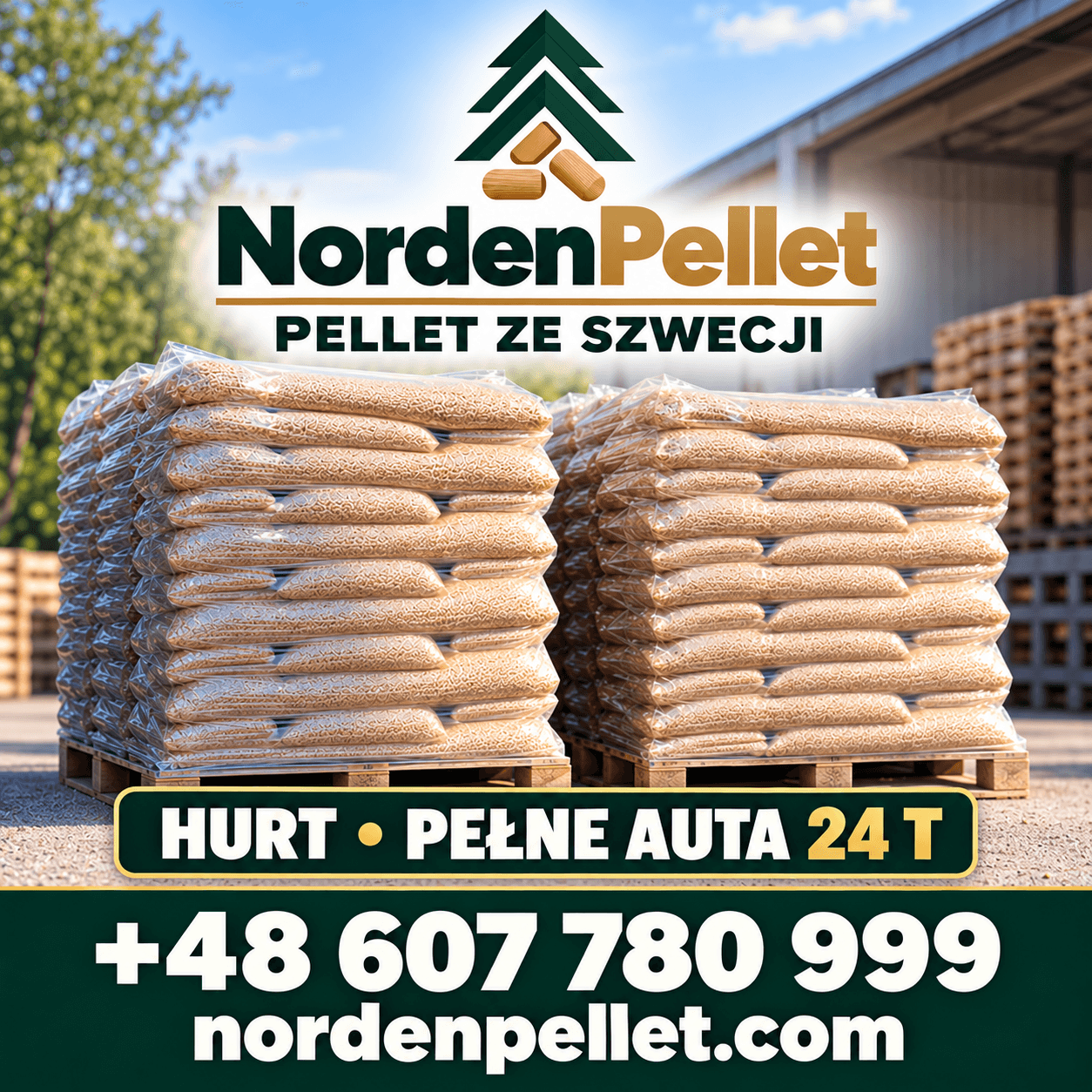 Pellet Premium Szwedzki tylko hurt — Pellet